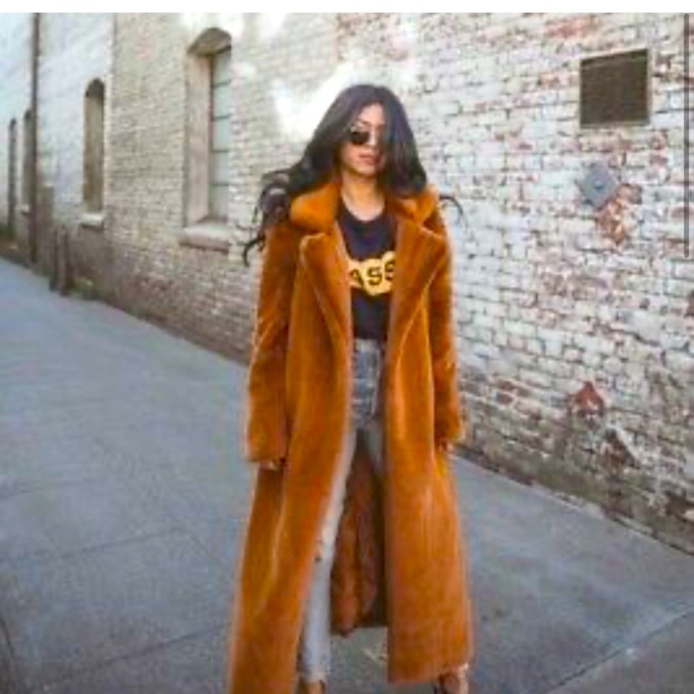 Faux Fur Maxi Coat